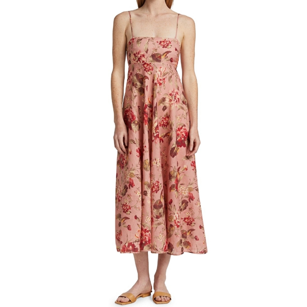 ❗SOLD❗Zimmermann Linen Midi Dress